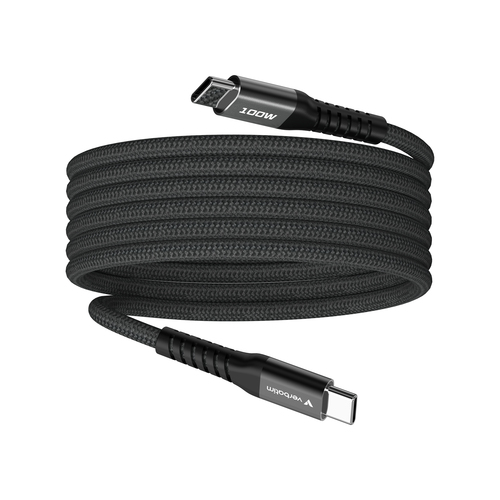 Verbatim 31863, 1,2 m, USB C, USB C, USB 2.0, 0,48 Gbit/s, Black