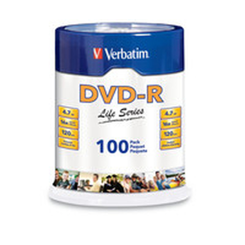Verbatim 97177, DVD-R, 100 pc(s), 4,7 GB