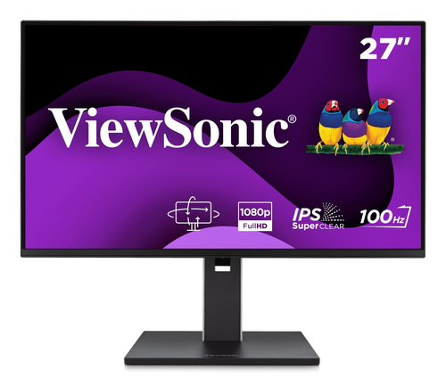 Viewsonic VG Series VG2751, 68,6 cm (27"), 1920 x 1080 pixels, Full HD, LED, 5 ms, Black