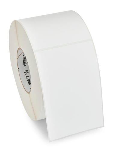 Zebra Z-Perform 1500T Label, White, Paper, Thermal transfer, Permanent, Zebra, UL, cUL