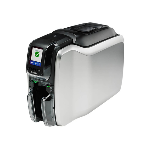 Zebra ZC300, Dye-sublimation/Thermal transfer, 300 x 300 DPI, Magnetic stripe (ISO 7811), PVC, PVC Composite, 900 card/h, 200 card/h, Black, Silver