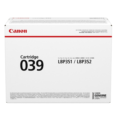 Canon 039, 11000 pages, Black, 1 pc(s)