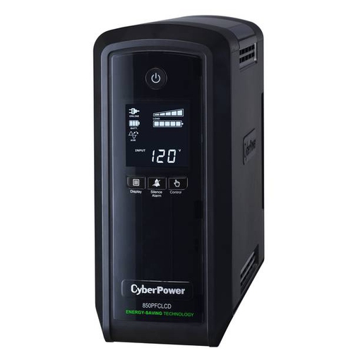 CyberPower CP850PFCLCD, Line-Interactive, 0,85 kVA, 510 W, 78 V, 142 V, 50/60 Hz