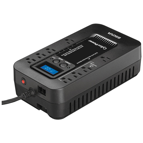 CyberPower EC650LCD, Standby (Offline), 0,65 kVA, 390 W, Sine, 96 V, 140 V
