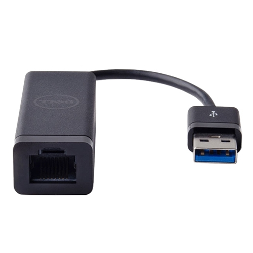 DELL 443-BBBD, Wired, USB, USB, 1000 Mbit/s, Black