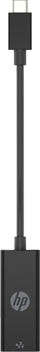 HP USB-C to RJ45 Adapter G2, USB Type-C, RJ-45, Black, 180 mm, 20,6 mm, 16,5 mm