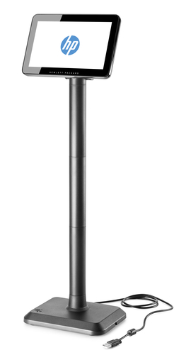 HP F7A93AA, 250 cd/m², 75°, Black, 185 mm, 66 mm, 158 mm