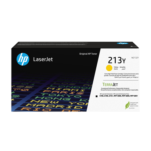 HP 213Y Extra High Yield Yellow Original LaserJet Toner Cartridge, 12000 pages, Yellow, 1 pc(s)