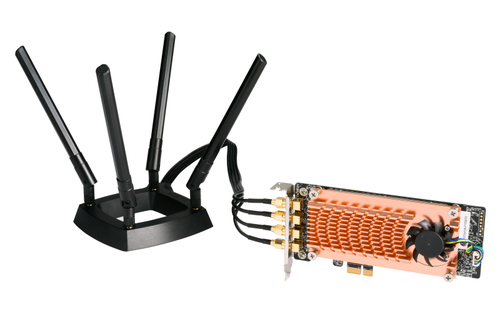 QNAP QWA-AC2600, Internal, Wireless, PCI Express, WLAN, Wi-Fi 5 (802.11ac), 1733 Mbit/s