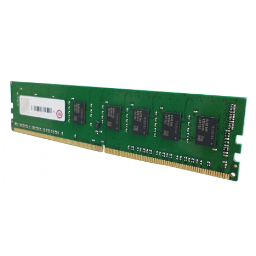 QNAP RAM-4GDR4A1-UD-2400, 4 GB, 1 x 4 GB, DDR4, 2400 MHz, 288-pin DIMM, Green