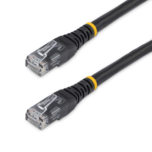 StarTech.com C6PATCH15BK, 4,6 m, Cat6, U/UTP (UTP), RJ-45, RJ-45, Black