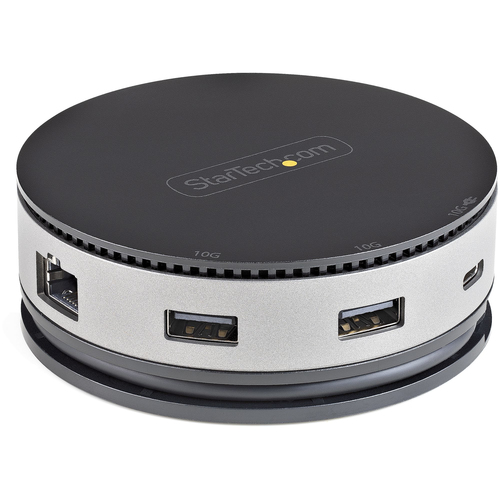 StarTech.com DKT31CHDVCM, Wired, USB 3.2 Gen 2 (3.1 Gen 2) Type-C, 75 W, 10,100,1000 Mbit/s, IEEE 802.3ab, IEEE 802.3i, IEEE 802.3u, Black, Grey