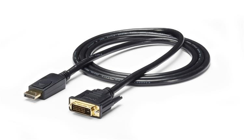 StarTech.com DP2DVI2MM6, 1,8 m, DisplayPort, DVI-D, Male, Male, Straight