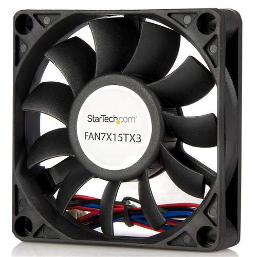 StarTech.com FAN7X15TX3, Fan, 7 cm, 3500 RPM, Black