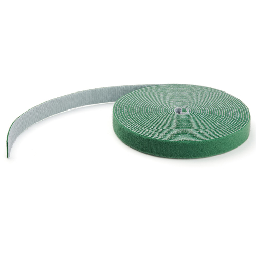 StarTech.com HKLP25GN, Hook & loop cable tie, Nylon, Green, -10 - 80 °C, 7600 mm, 19 mm