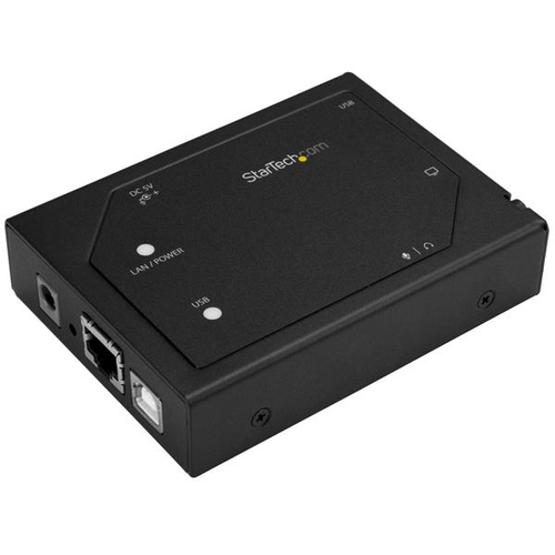 StarTech.com IPUSB2VGA2, 1920 x 1200 pixels, AV transmitter, 100 m, Wired, Black