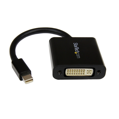 StarTech.com MDP2DVI3, 0,13 m, Mini DisplayPort, DVI-I, Male, Female, Straight