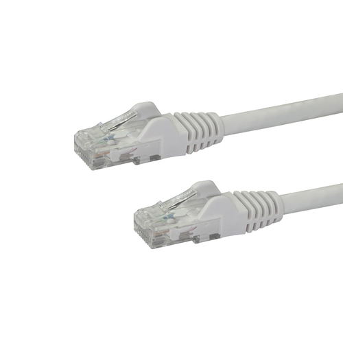 StarTech.com N6PATCH2WH, 0,6 m, Cat6, U/UTP (UTP), RJ-45, RJ-45, White