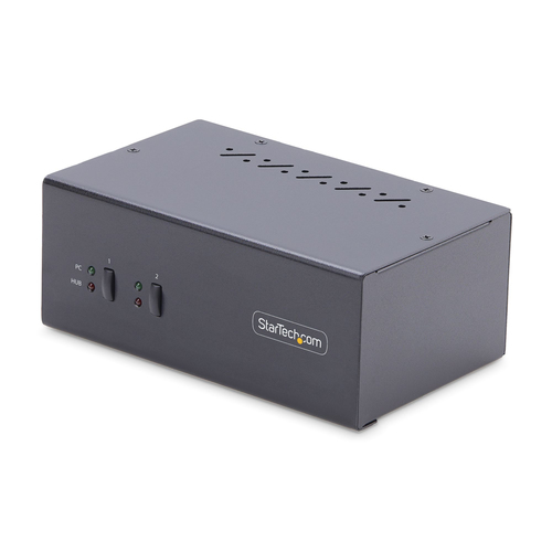 StarTech.com P2DD46A2-KVM-SWITCH, 3840 x 2160 pixels, 4K Ultra HD, Black
