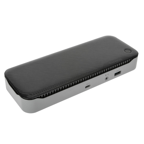 Targus DOCK215USZ, Thunderbolt 3, Grey, Kensington, 3.5mm, DisplayPort, RJ-45, USB 3.2 Gen 1 (3.1 Gen 1) Type-A, USB 3.2 Gen 2 (3.1 Gen 2) Type-A, USB..., 85 W, Android