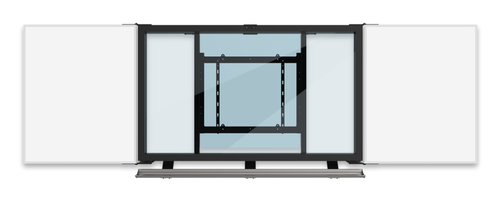 Viewsonic VB-BWS-002, Whiteboard, Black, White, 1 pc(s), 190,5 cm (75"), 3622 mm, 129,5 mm