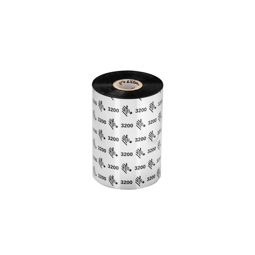 Zebra 3200 Wax/Resin, 450 m, 11 cm, 6 pc(s), Black, Wax, 2,5 cm