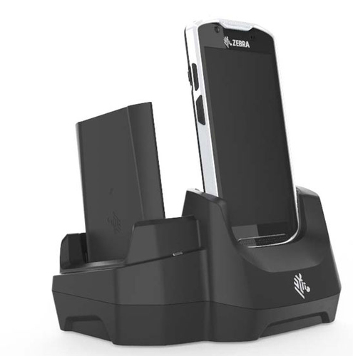 Zebra CRD-TC5X-2SETH-02, Freestanding, Plastic, Black, Contact, Table