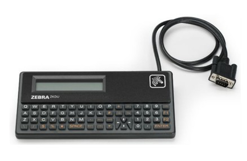 Zebra ZKDU-001-00, Keyboard, RS-232, Black, Membrane