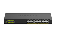 NETGEAR GS324PP, Unmanaged, Gigabit Ethernet (10/100/1000), Full duplex, Power over Ethernet (PoE), Rack mounting