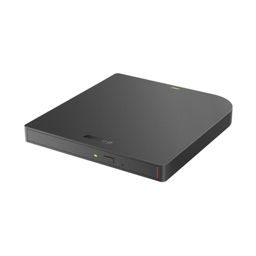 Buffalo DVSM-PUV8U3B, Black, Tray, Horizontal, Desktop/Laptop, DVD Super Multi, USB 3.2 Gen 1 (3.1 Gen 1)