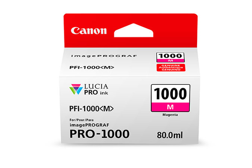Canon PFI-1000, Magenta, Pigment-based ink, 80 ml