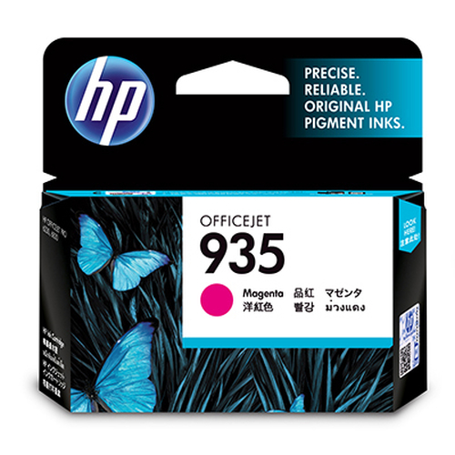 HP 935 Magenta Original Ink Cartridge, Standard Yield, Magenta, Pigment-based ink, 1 pc(s)