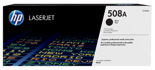 HP 508A Black Original LaserJet Toner Cartridge, 6000 pages, Black, 1 pc(s)