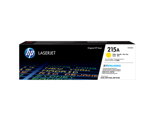 HP 215A Yellow Original LaserJet Toner Cartridge, 850 pages, 0 pages, Yellow, 1 pc(s)