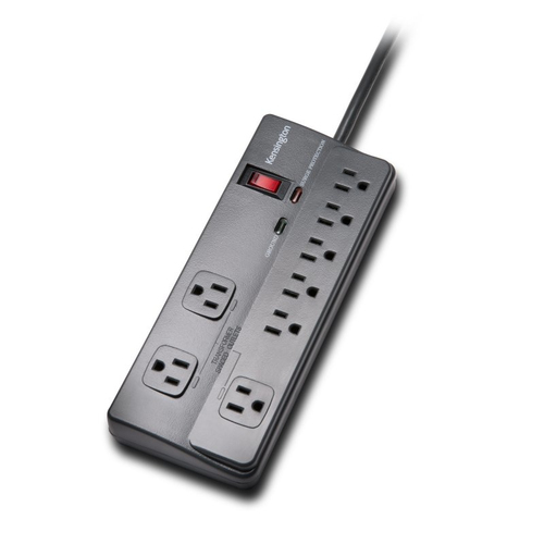 Kensington K38218NA, 1080 J, 8 AC outlet(s), Grey, 1,8 m