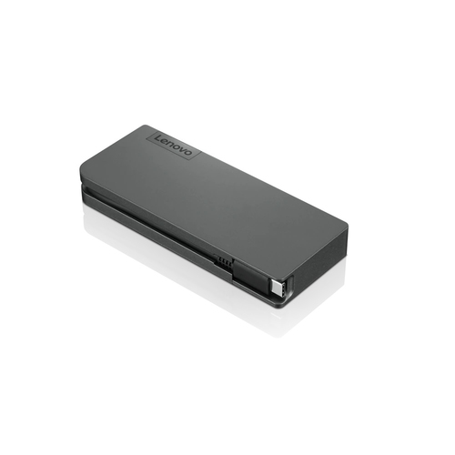 Lenovo 4X90S92381, Wired, USB 3.2 Gen 1 (3.1 Gen 1) Type-C, 10,100,1000 Mbit/s, Grey, 5 Gbit/s, 4K Ultra HD