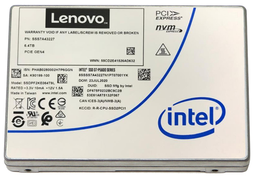 Lenovo 4XB7A17136, 12,8 TB, 2.5"