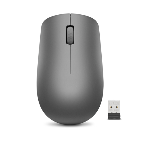 Lenovo 530, Ambidextrous, Optical, RF Wireless, 1200 DPI, Graphite
