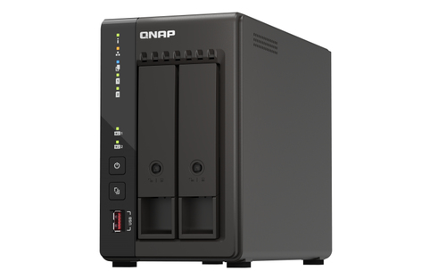 QNAP TS-253E, NAS, Tower, Intel® Celeron®, J6412, 8 GB, 0 TB