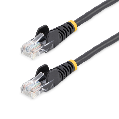 StarTech.com 10 ft Black Snagless Category 5e (350 MHz) UTP Patch Cable, 3,05 m, Black