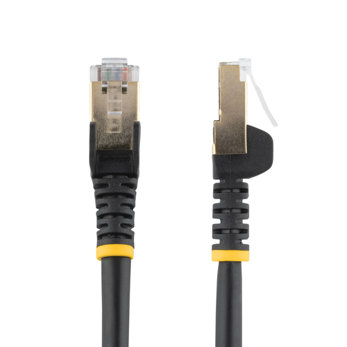 StarTech.com C6ASPAT4BK, 1,2 m, Cat6a, RJ-45, RJ-45, Black