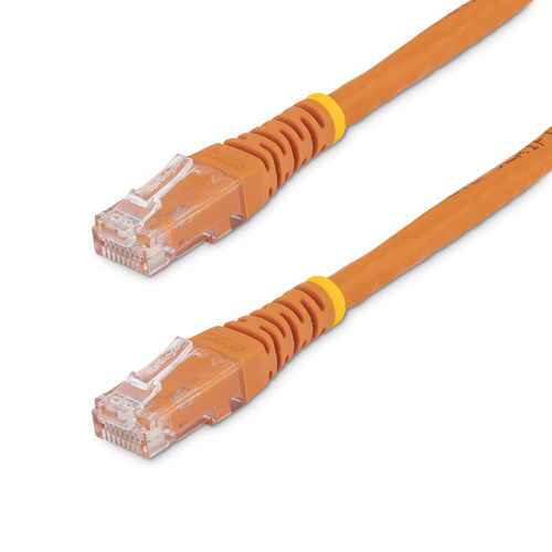 StarTech.com C6PATCH35OR, 10,7 m, Cat6, U/UTP (UTP), RJ-45, RJ-45, Orange