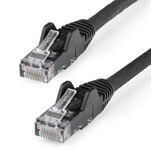 StarTech.com N6LPATCH10BK, 3 m, Cat6, U/UTP (UTP), RJ-45, RJ-45, Black
