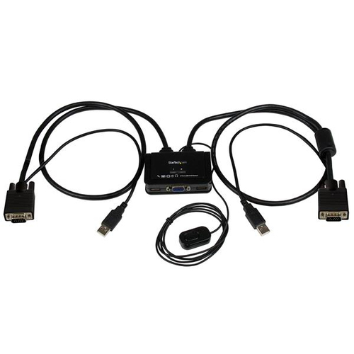 StarTech.com SV211USB, 2048 x 1536 pixels, Black