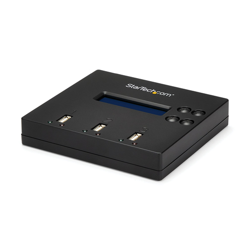 StarTech.com USBDUP12, USB flash drive duplicator, 2 copies, USB 2.0, Blue, Plastic, USB Type-A