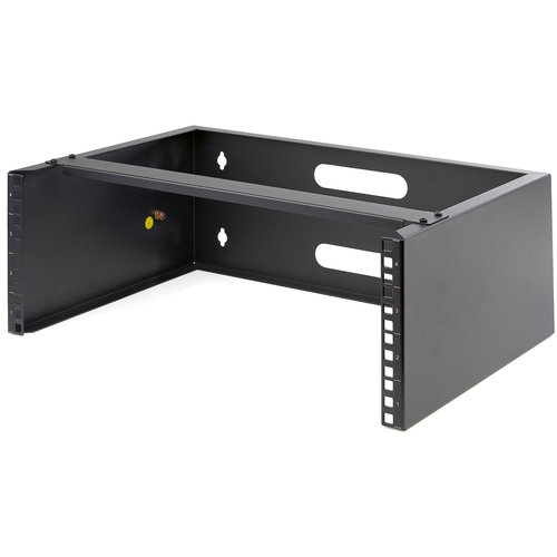 StarTech.com WALLMOUNT4, Wall mounted rack, 4U, 20 kg, Cable management, 5 kg, Black