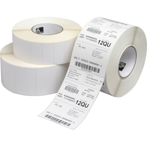 Zebra Z-Ultimate 2000T, White, Paper, Thermal transfer, 0.25" x 0.25", 10000 pc(s), 5,44 kg (12 lbs)