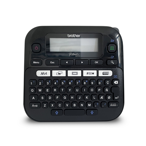 Brother PTD210BK, QWERTY, TZe, Thermal transfer, 180 x 180 DPI, 20 mm/sec, Wired & Wireless