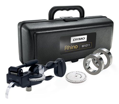 DYMO M1011, Manual embossing machine, Black, Silver, White