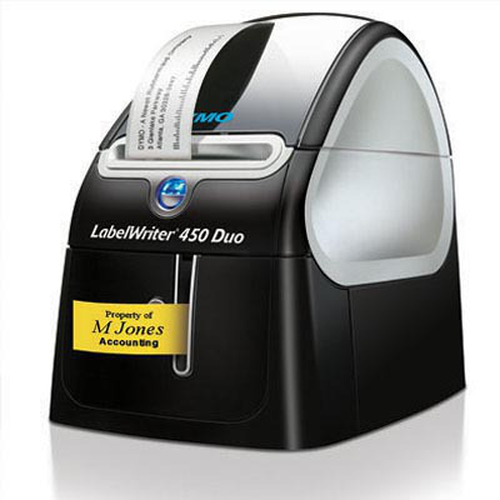 DYMO LabelWriter 450, 600 x 300 DPI, Wired, Black, Silver